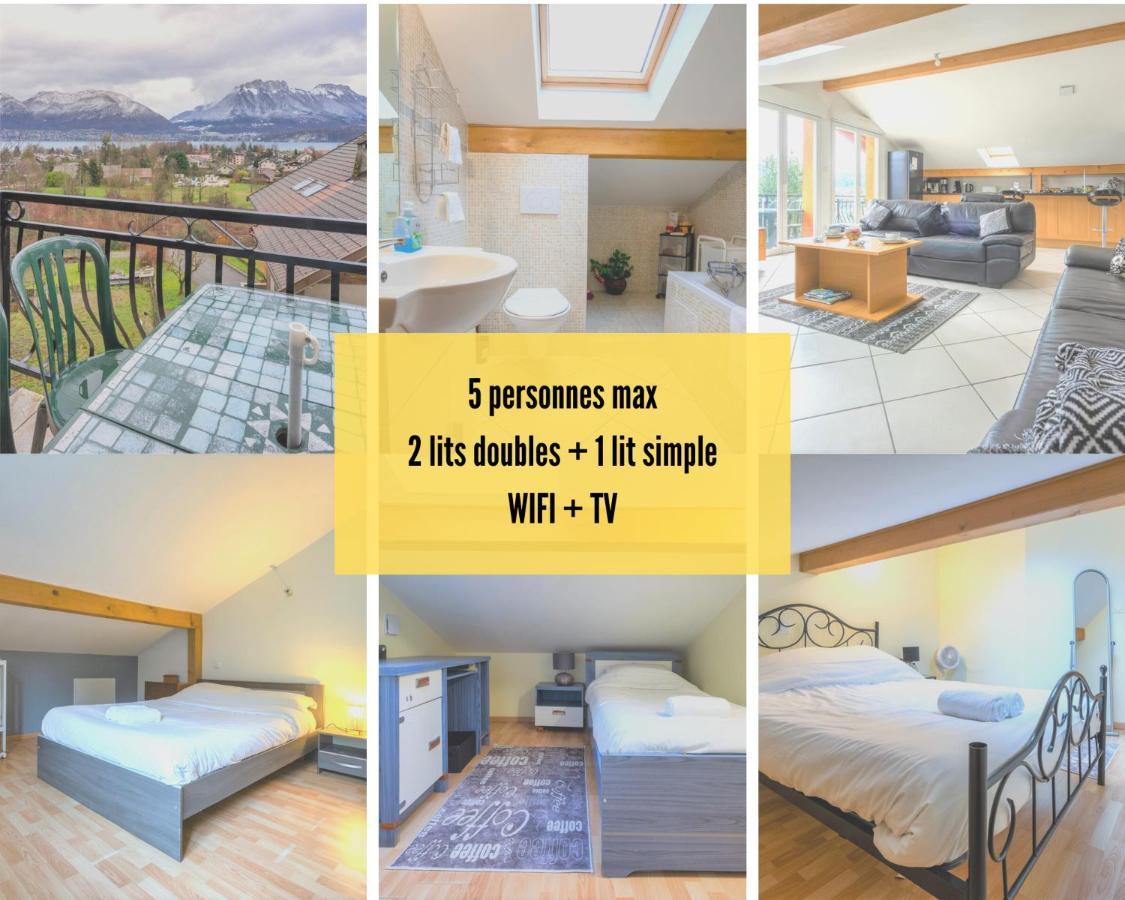 Apartment & Panorama Annecy -parking & Terrasse Sévrier