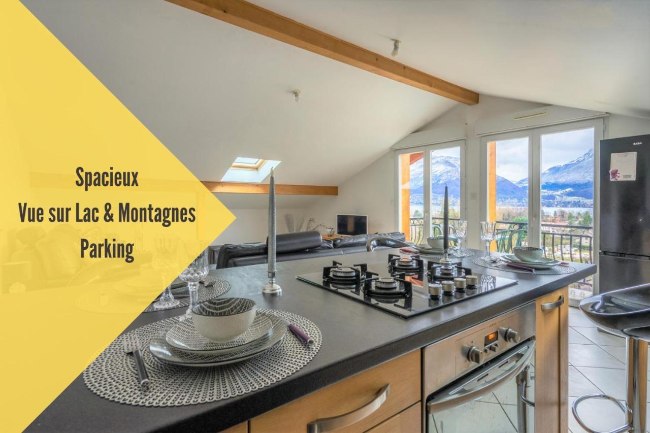 Apartment & Panorama Annecy -parking & Terrasse